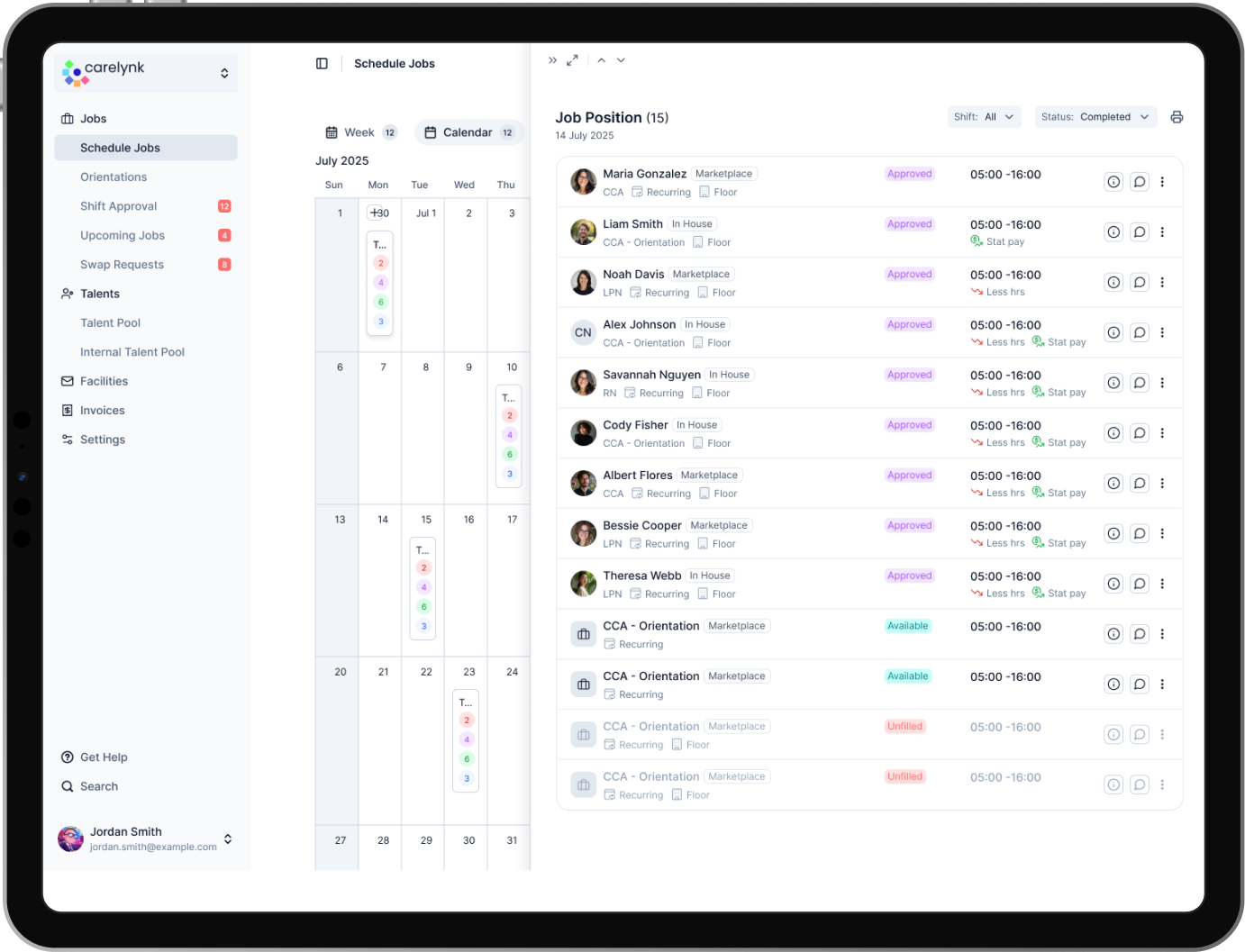 Carelynk Connect mockup